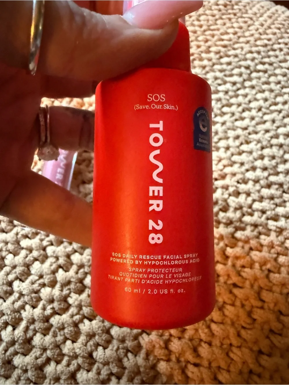 Tower 28 Lip Tint & SOS Facial Spray Duo - Pink